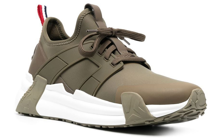 Moncler Low Top Sneakers 'Green White' 圖 2