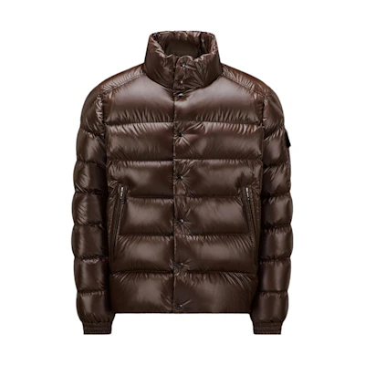 Moncler Lule FW23 Unisex Shiny Down Jacket Brown - Ski Season Essentials. I20911A00003595ZJ-258