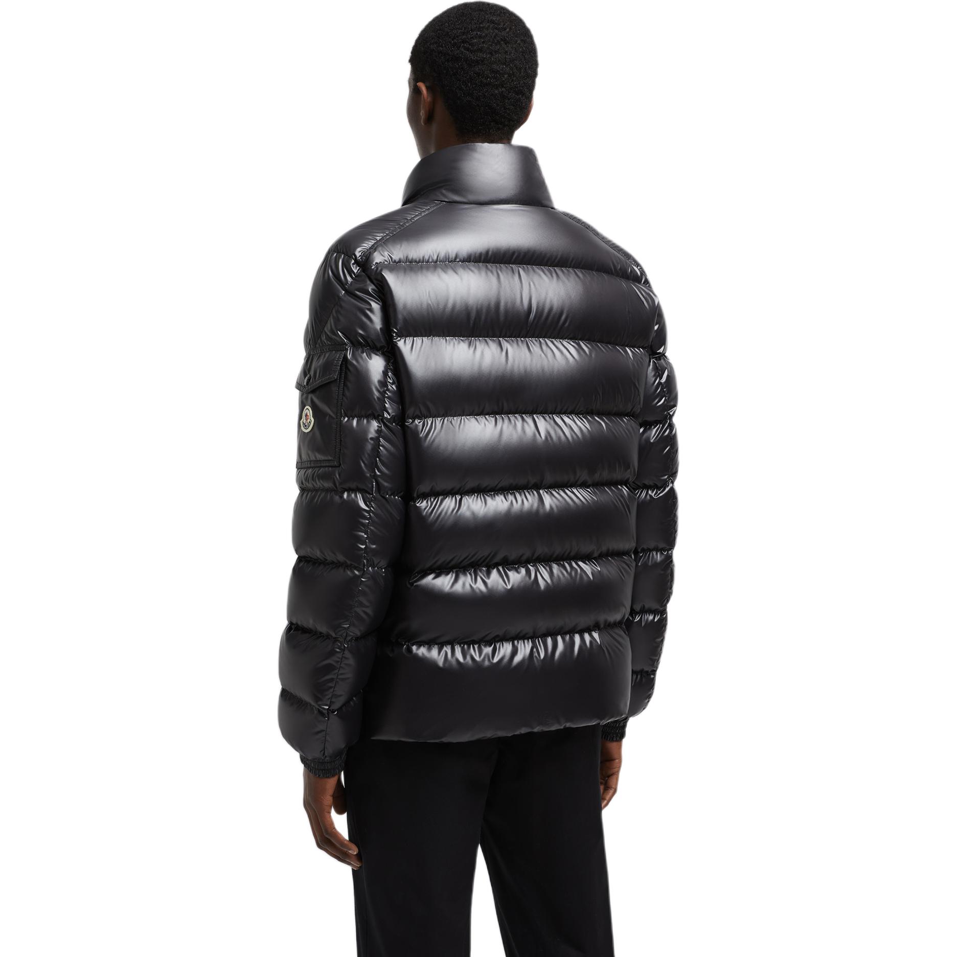 Moncler Lule FW24 Unisex Black Goose Down Short Puffer Jacket with Snap Buttons J20911A00209595ZJ999 圖 4