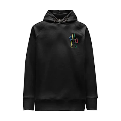 Moncler Lunar New Year Capsule FW22 Black Fleece Logo Hoodie Unisex G20978G0002280451999