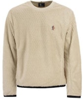 Moncler Maglia Beige Crewneck Pullover Fleece Sweater. 8G00021809JL-20C Moncler Maglia Beige Crewneck Pullover Fleece Sweater. 8G00021809JL-20C