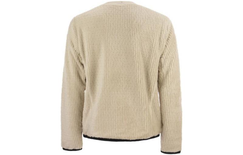 Lookbook 몽클레어 마글리아 베이지 크루넥 풀오버 플리스 스웨터. 8G00021809JL-20C