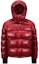 Buy Moncler Maljasset FW24 Short Down Jacket Unisex Red Detachable Hood Puffer Coat J20911A000065963V438