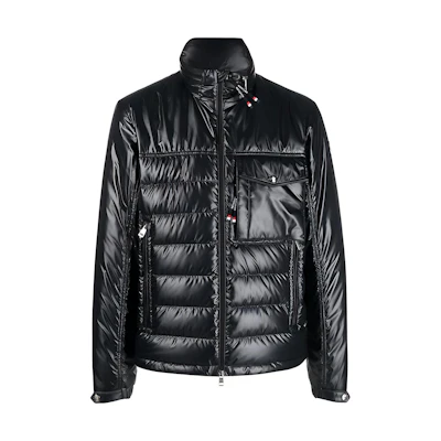 Moncler MALPAS Lightweight Solid Down Jacket with Hidden Collar Unisex. l10911a00017595zj