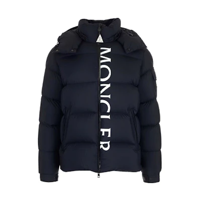 Moncler Maures Logo Print Hooded Down Jacket 1B5441053333776