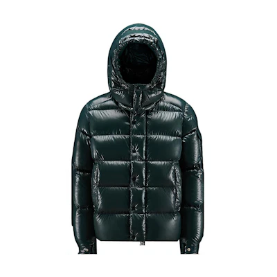 Moncler Maya FW22 70th Anniversary Forest Green Hooded Down Jacket . H20911A002565969T872