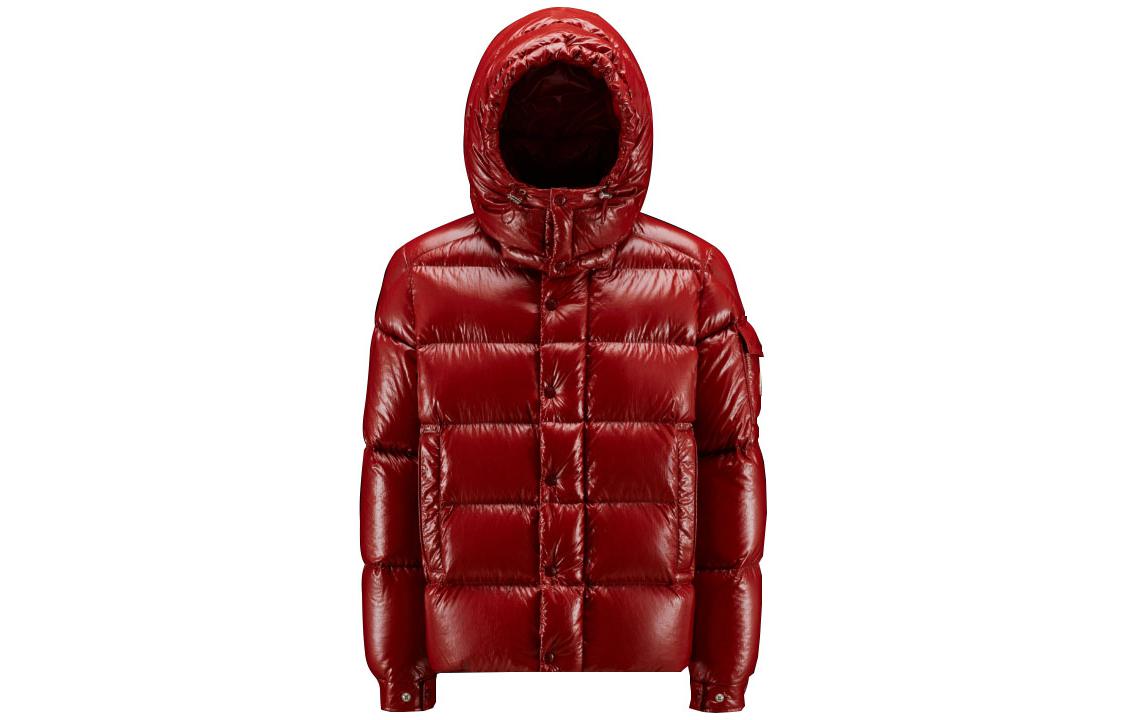 Moncler Maya FW22 Red Hooded Down Jacket Unisex Winter Warm Embroidered Design. H20911A002565969T469 圖 2