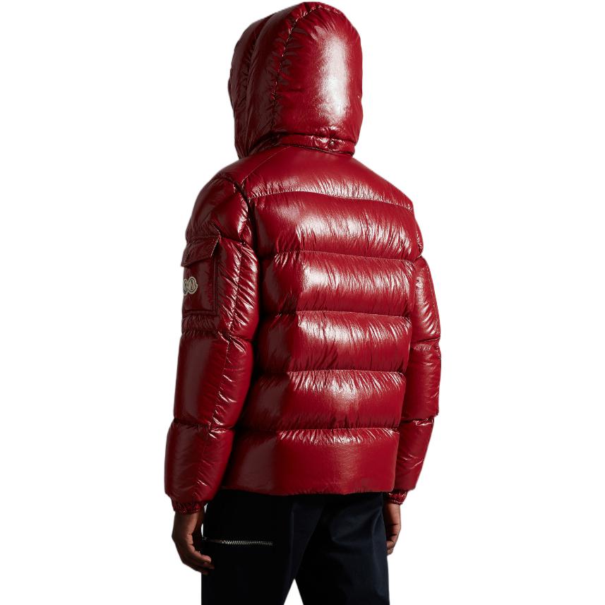 Moncler Maya FW22 Red Hooded Down Jacket Unisex Winter Warm Embroidered Design. H20911A002565969T469 圖 4