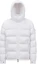 Order モンクレール マヤ FW24 ユニセックス ホワイト ダウンジャケット 防水 高襟 フーディー J20911A5360068950032