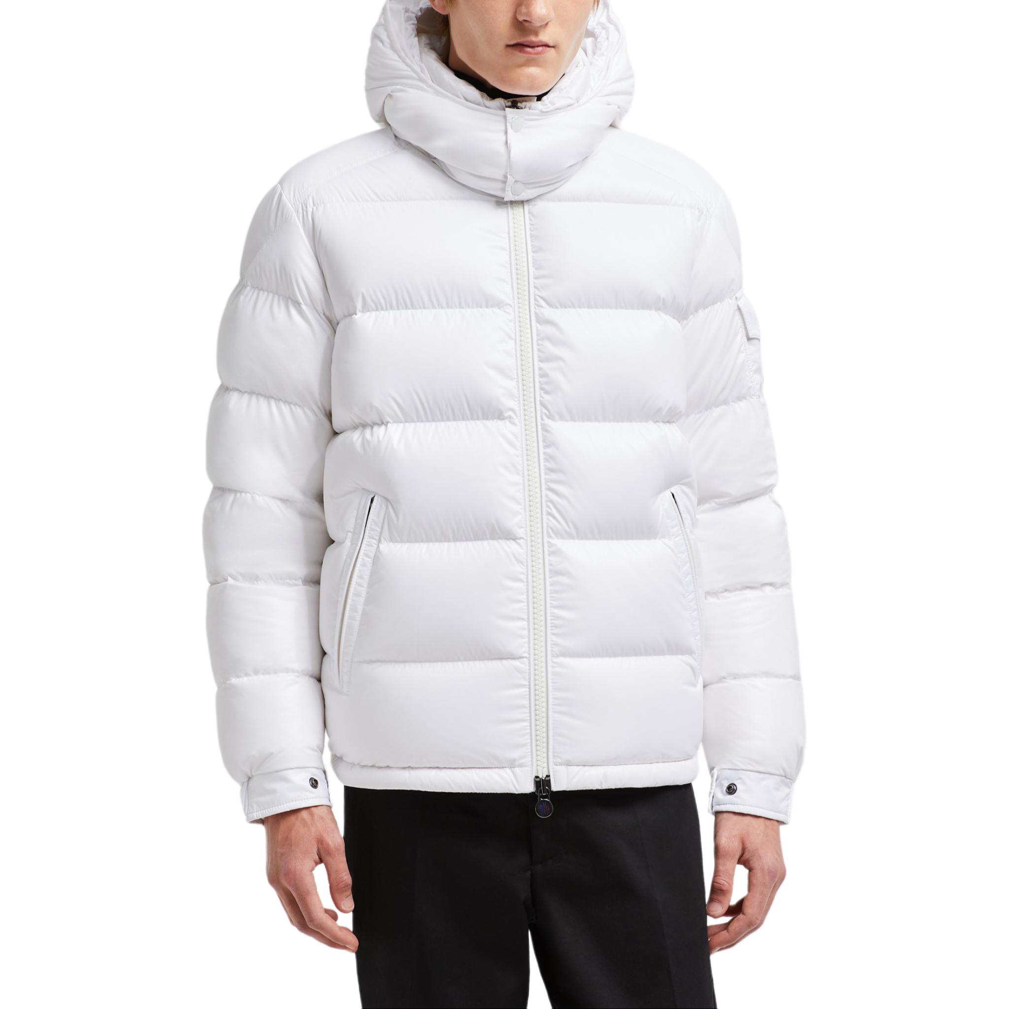 Moncler Maya FW24 Unisex White Down Puffer Jacket Waterproof High Collar Hoodie. J20911A5360068950032 圖 4