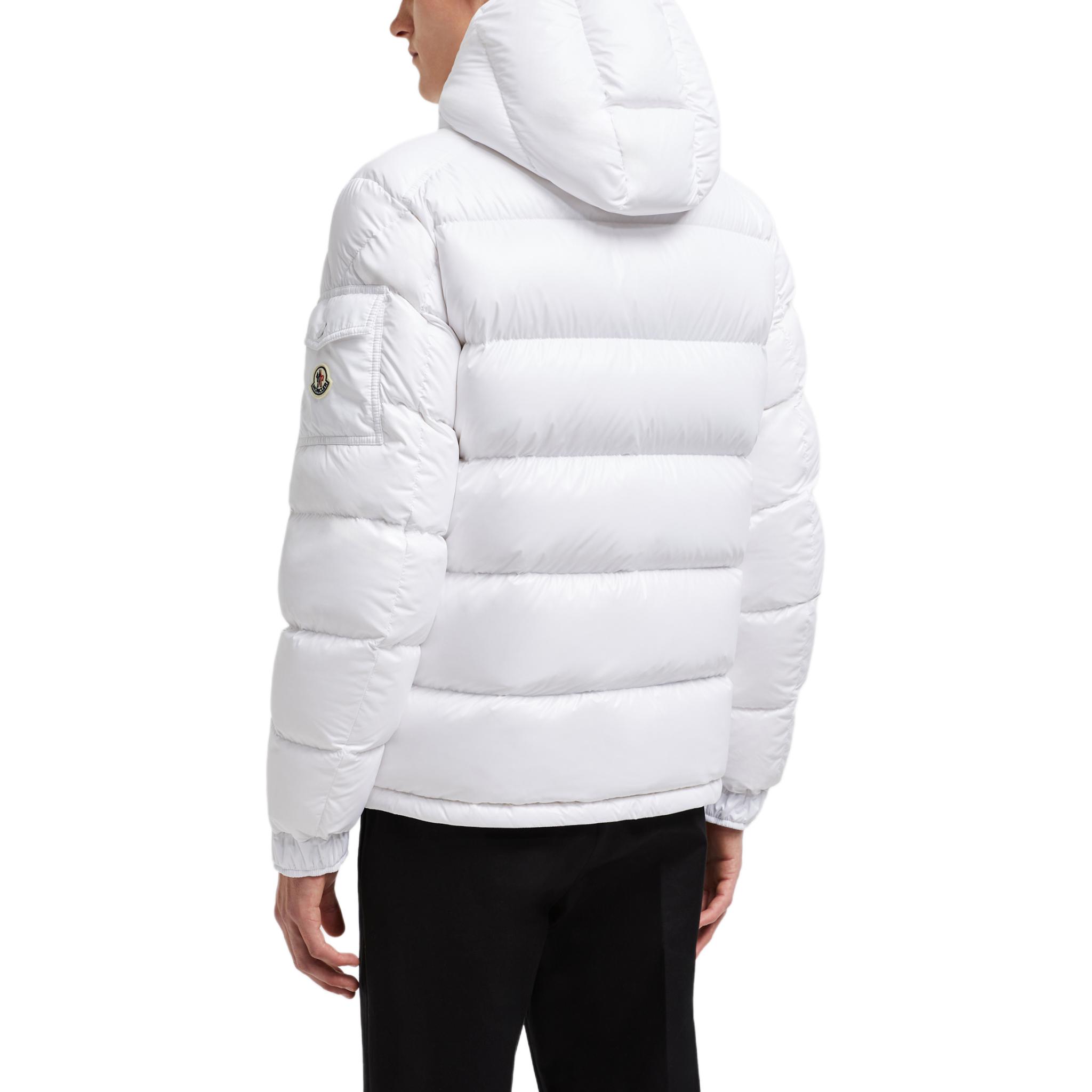 Moncler Maya FW24 Unisex White Down Puffer Jacket Waterproof High Collar Hoodie. J20911A5360068950032 圖 5