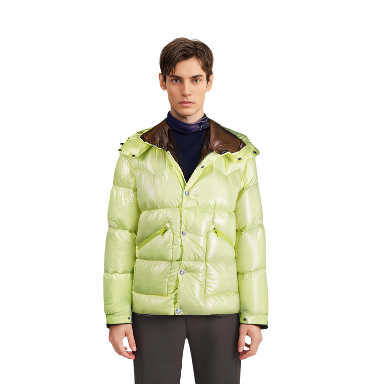 Moncler Maya Hooded Short Down Jacket Yellow 1A0004168950112 圖 6