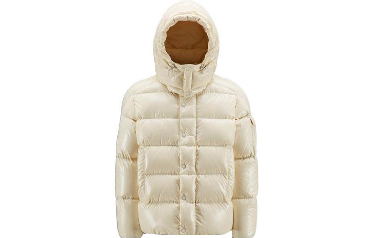 Moncler Maya Ivory White Unisex Down Jacket Winter Ski Goose Down Hoodie Coat. H20911A002565969T070