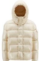 Moncler Maya Ivory White Unisex Down Jacket Winter Ski Goose Down Hoodie Coat. H20911A002565969T070 Moncler Maya Ivory White Unisex Down Jacket Winter Ski Goose Down Hoodie Coat. H20911A002565969T070