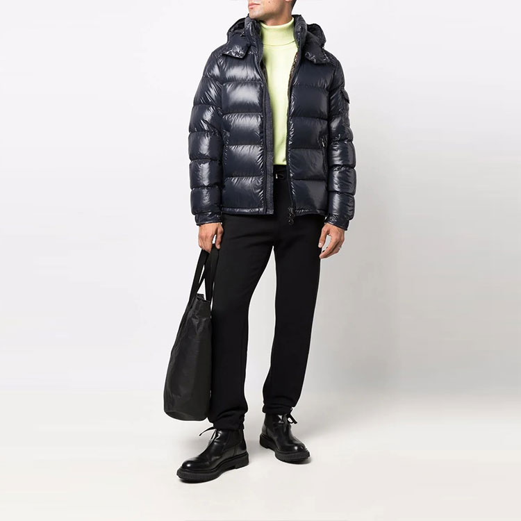 Moncler Maya Series Short Down Jacket - Navy Blue Warm Winter Coat G20911A5360068950BLUE 圖 3