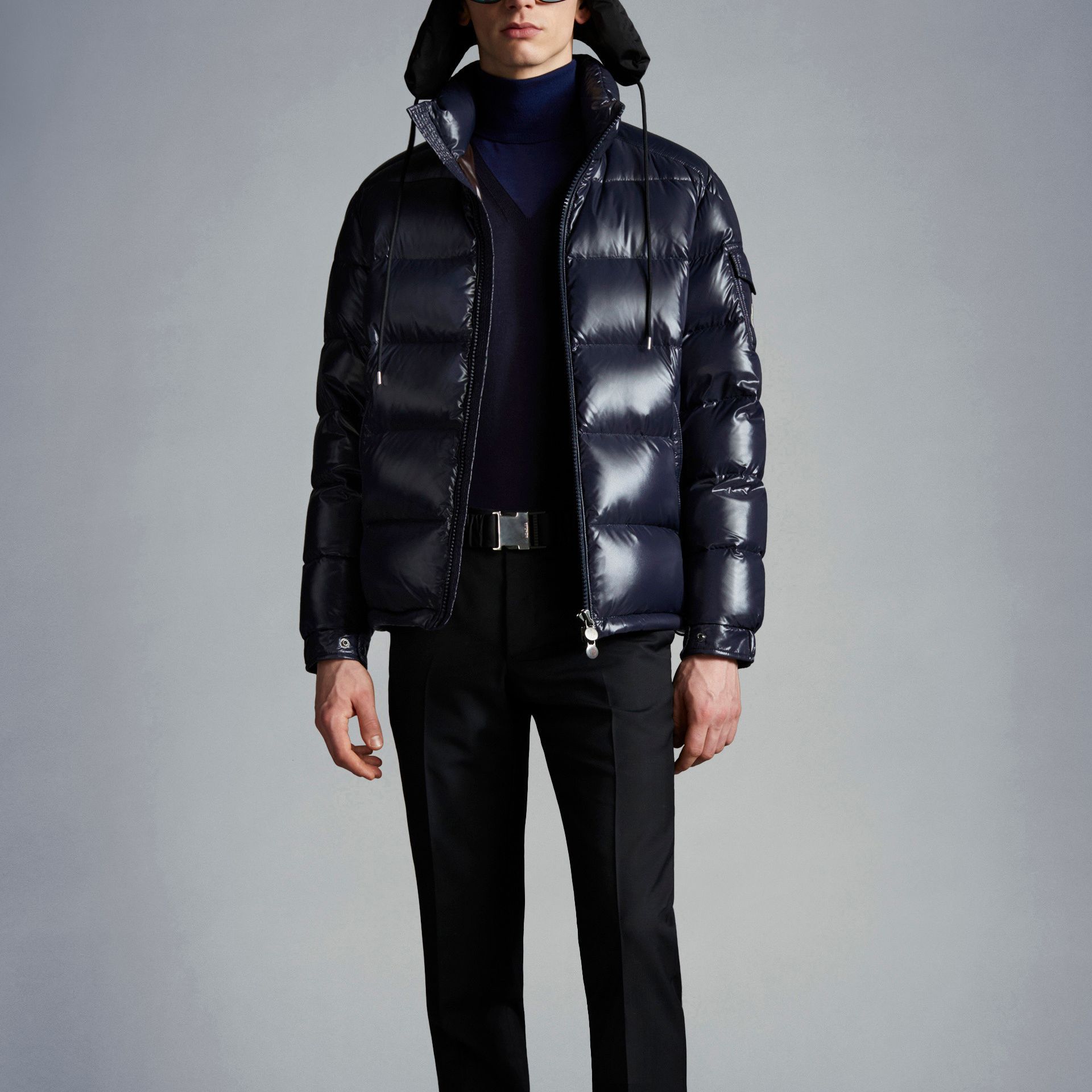 Moncler Maya Series Short Down Jacket - Navy Blue Warm Winter Coat G20911A5360068950BLUE 圖 7