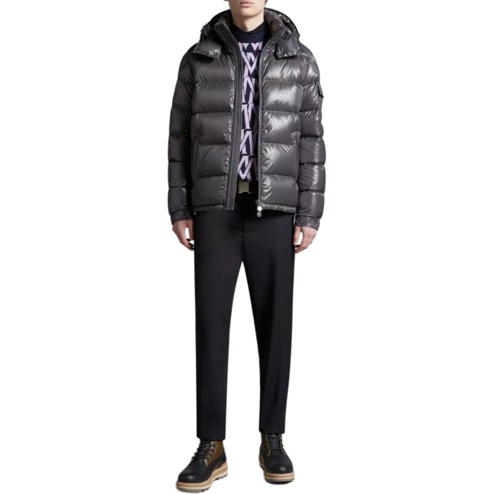 Moncler Maya Series Unisex Hooded Short Puffer Jacket Gray. I20911A5360068950930 圖 3