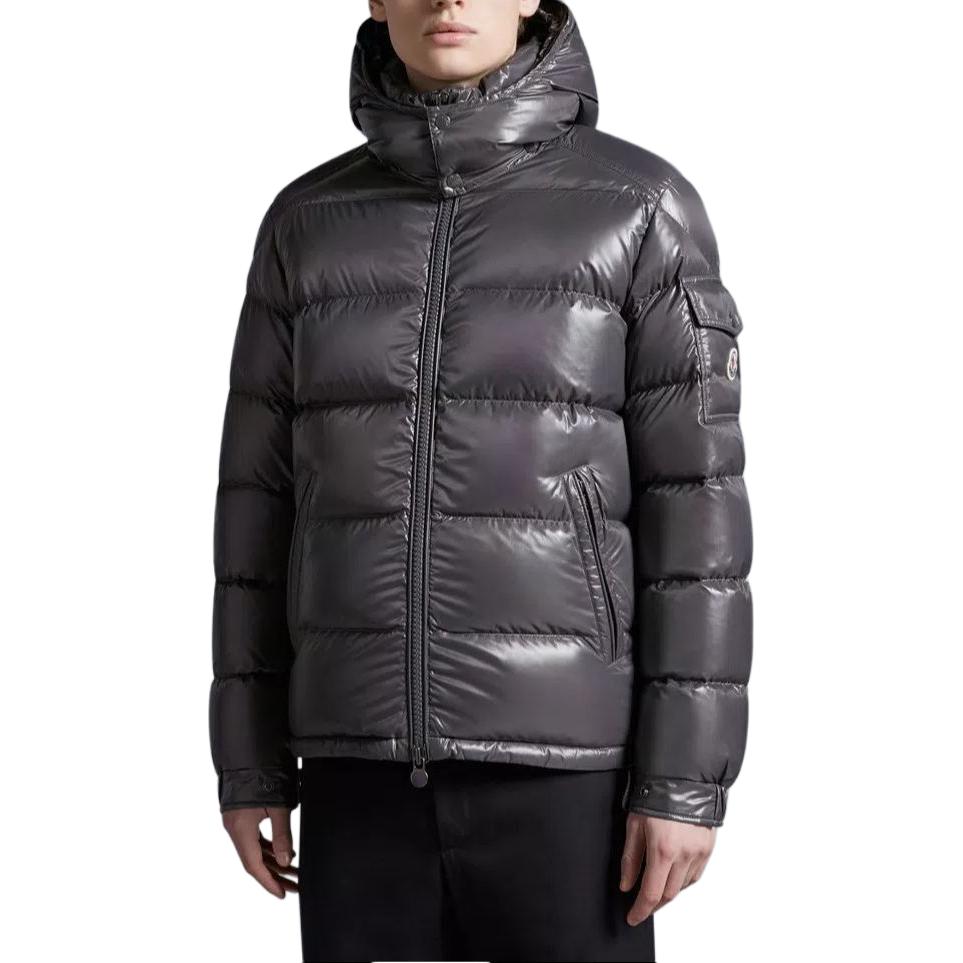 Moncler Maya Series Unisex Hooded Short Puffer Jacket Gray. I20911A5360068950930 圖 5