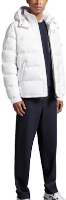 Moncler Maya Unisex White Hooded Long Sleeve Down Jacket I20911A5360068950032 Lookbook Moncler Maya Unisex White Hooded Long Sleeve Down Jacket I20911A5360068950032