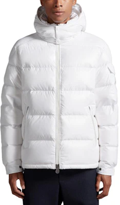 Moncler Maya Unisex White Hooded Long Sleeve Down Jacket I20911A5360068950032 Shop Moncler Maya Unisex White Hooded Long Sleeve Down Jacket I20911A5360068950032