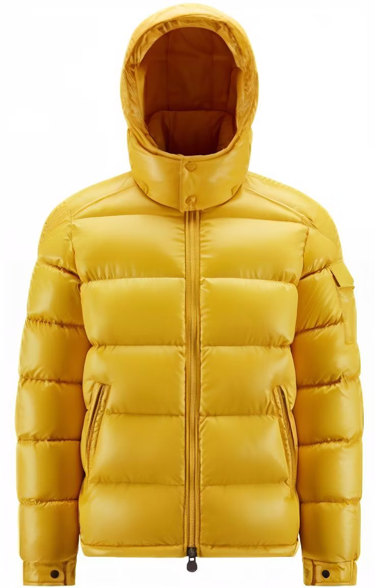 moncler-maya-unisex-yellow-hooded-puffer-jacket-warm-slim-fit-and-short-length-h20911-a5360068950141