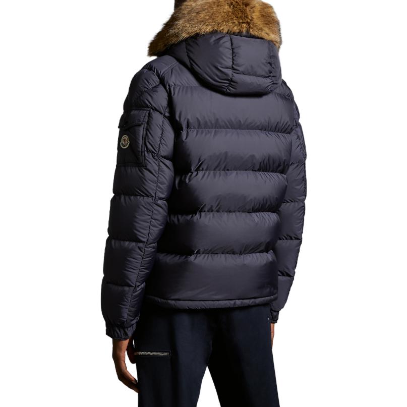 Moncler Mayaf Detachable Hood Zip Long Sleeve Down Jacket Blue for Men. I20911A001985968E742 圖 4
