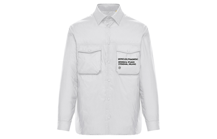 Moncler Mazen Fragment Jacket White - Slim Fit 09U1B5071068953001