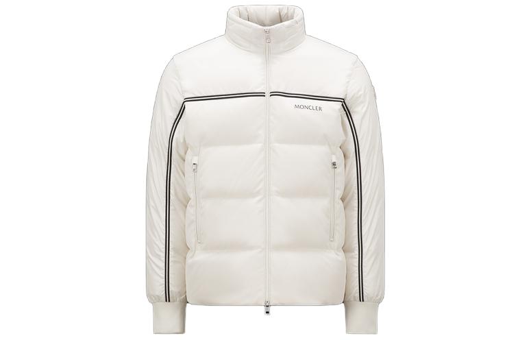 Moncler Michael White Unisex Printed Down Jacket with Letter Design. I20911A00026595ZJ034 圖 2