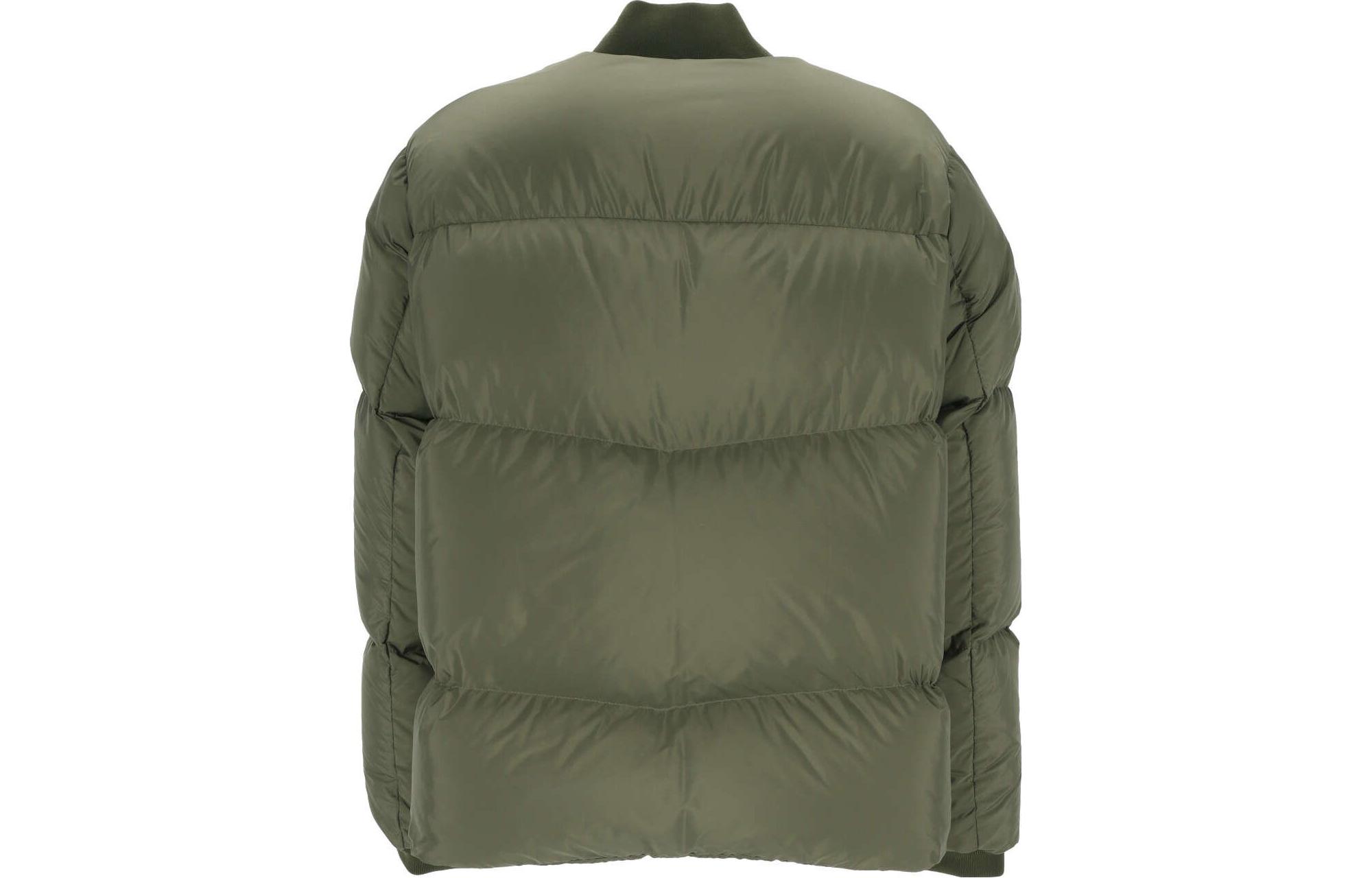 Moncler Military Green Down Jacket with Stand Collar and Long Sleeves 1A0015953A5E-817 圖 3