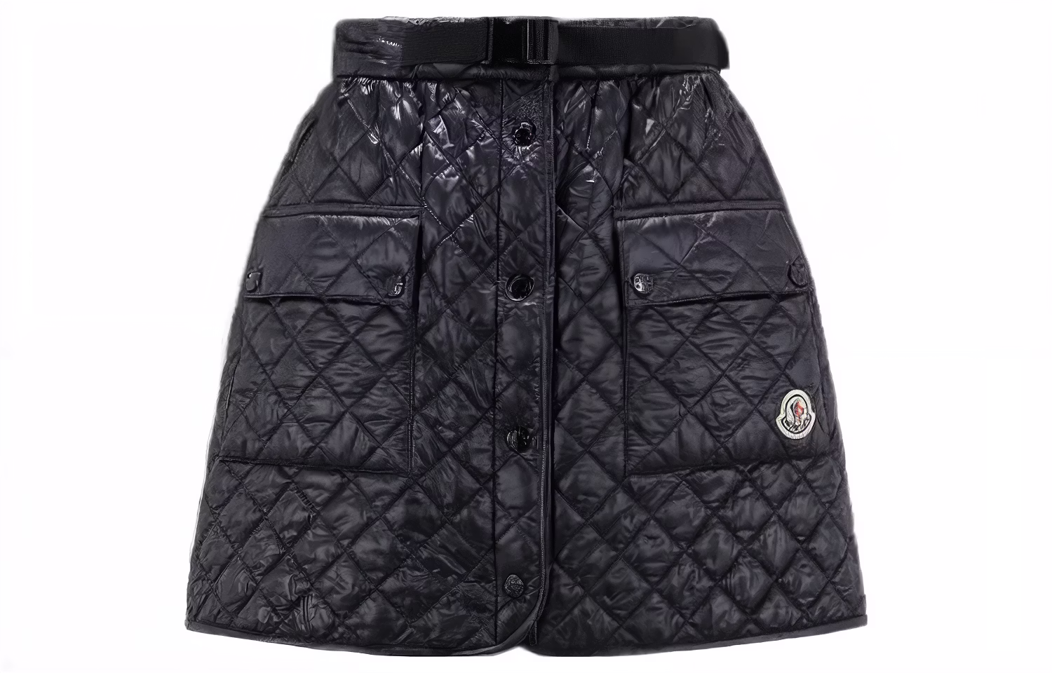 moncler-minimalist-solid-color-button-up-casual-short-skirt-black-i20932-d00005595-zz-999