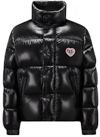 Moncler Misam Black Down Jacket Heart Logo Unisex Stand Collar Outerwear. I20911A00152595GJ999 Moncler Misam Black Down Jacket Heart Logo Unisex Stand Collar Outerwear. I20911A00152595GJ999