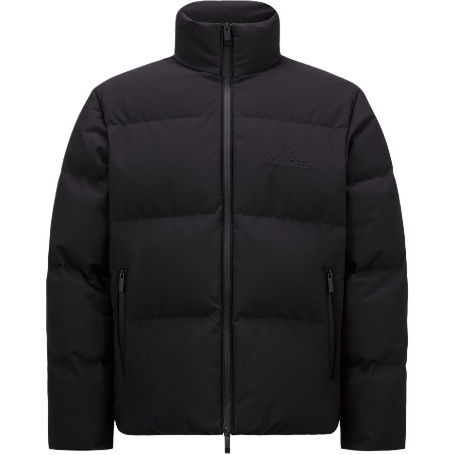 Order Moncler Misonet 男女款黑色字母圖案拉鍊羽絨外套 J20911A00125597RR786