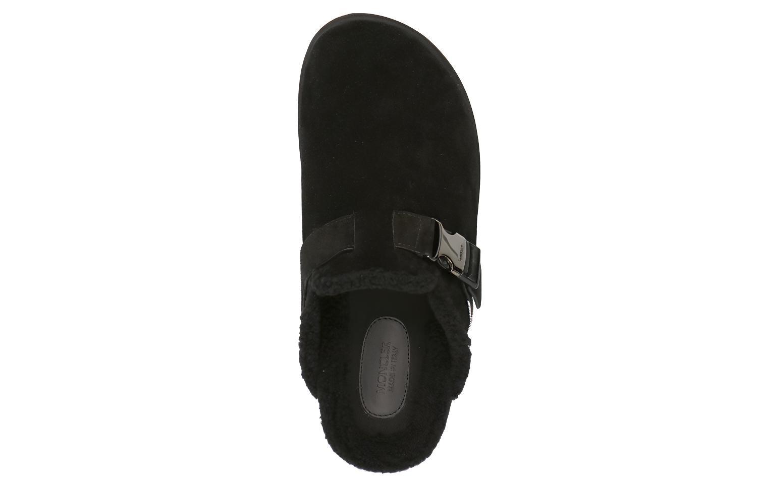 Moncler Mon Mule 'Black Velvet Buckle Sandal' 圖 3