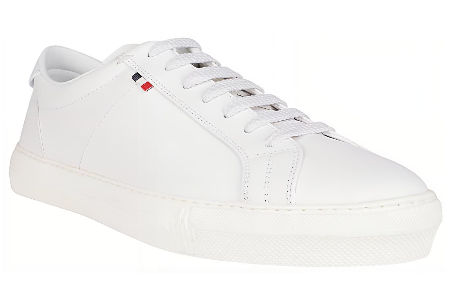 Moncler Monaco Leather Sneaker 'White' 圖 2