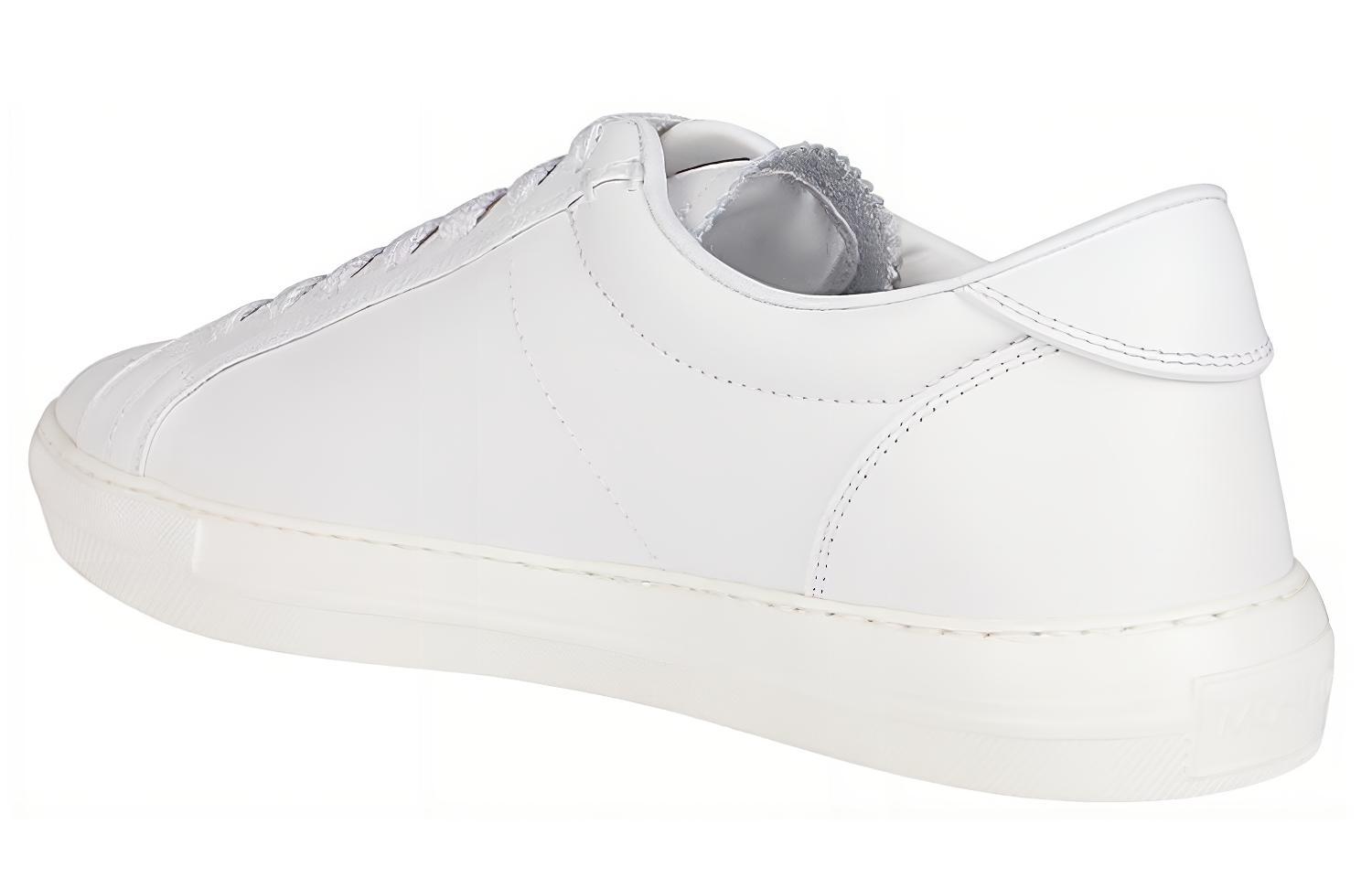 Moncler Monaco Leather Sneaker 'White' 圖 4