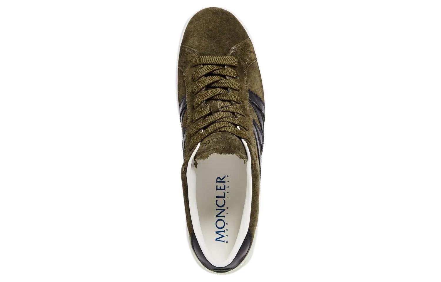 Moncler Monaco M Trainers 'Brown Leather Low Top' 圖 3