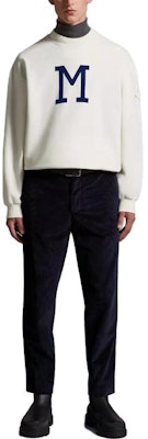モンクレール モノグラム クルーネック スウェットシャツ ホワイト 長袖プルオーバー I20918G0007089A9Y034 Lookbook モンクレール モノグラム クルーネック スウェットシャツ ホワイト 長袖プルオーバー I20918G0007089A9Y034