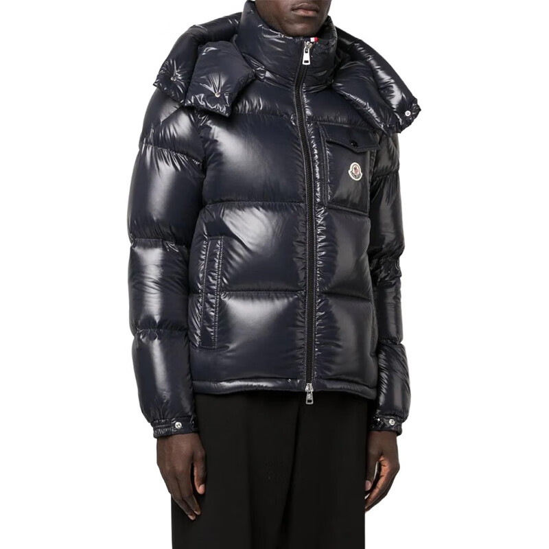 Moncler Montbeliard Glossy Nylon Hooded Short Down Jacket Unisex Black G20911A0014268950999 圖 6