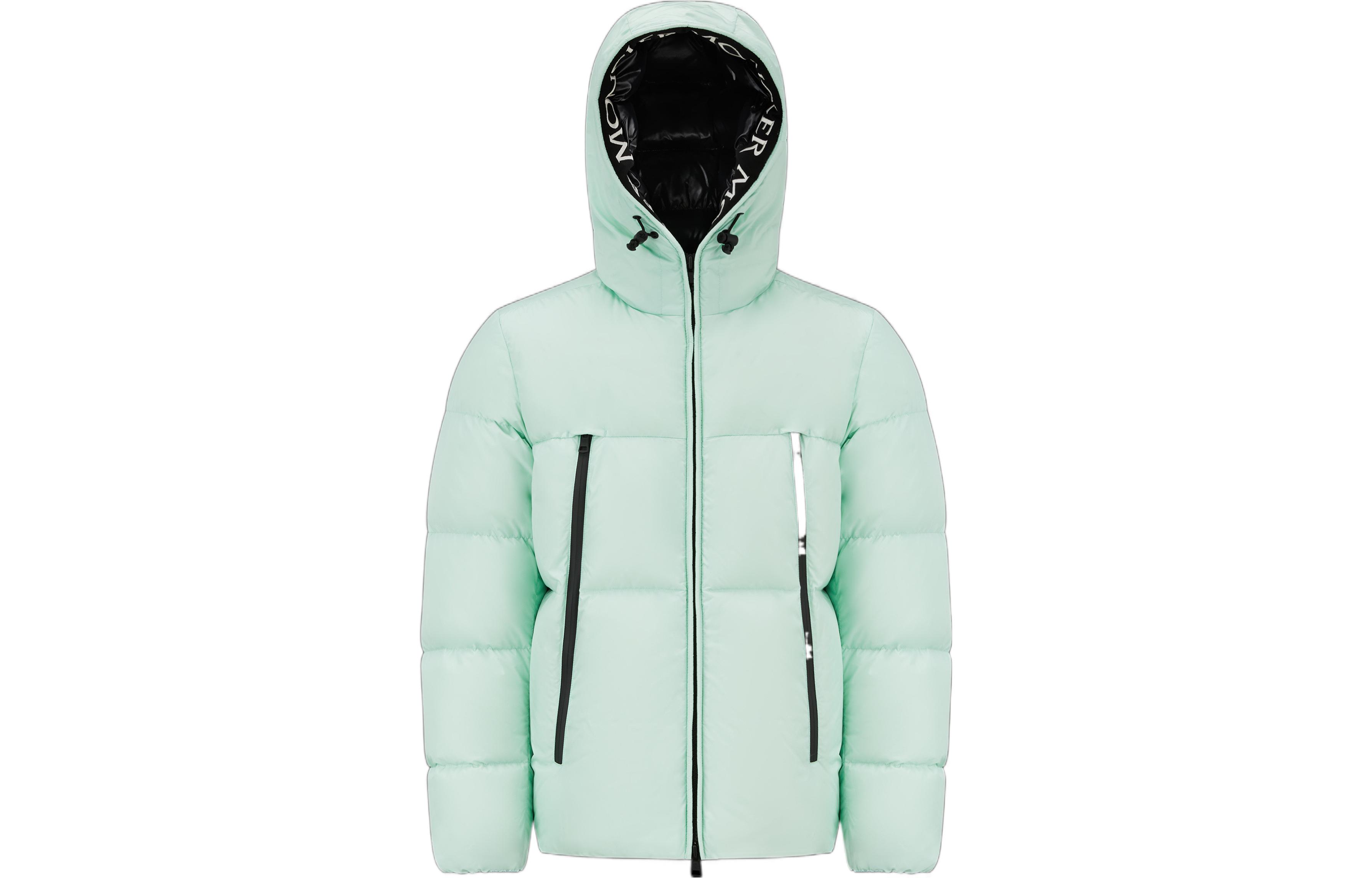 Order Moncler Montcla FW22 Logo Mint Green Hooded Puffer Jacket H20911B56900C030080N