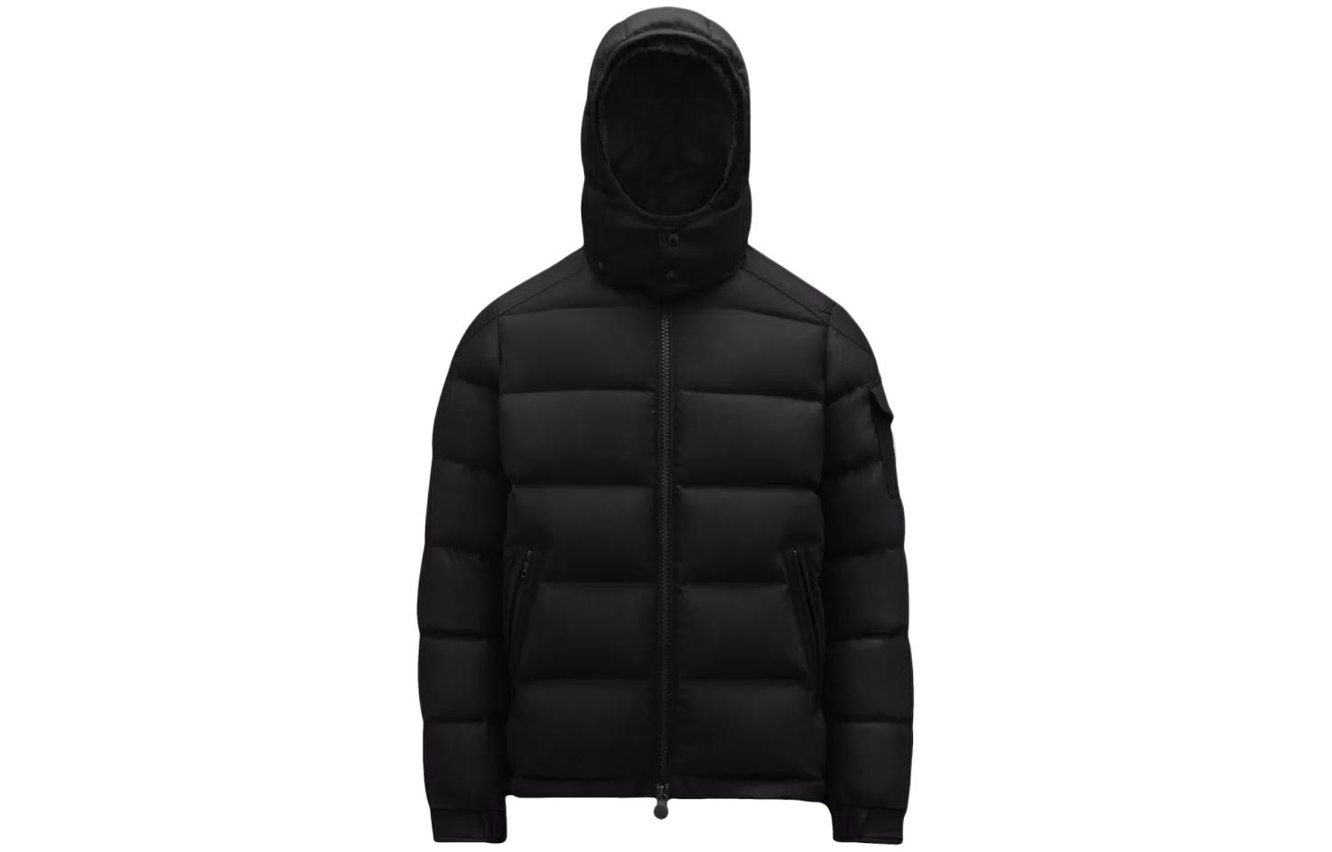 Moncler MONTGENEVRE  Black Hooded Puffer Jacket I20911A5370054272999