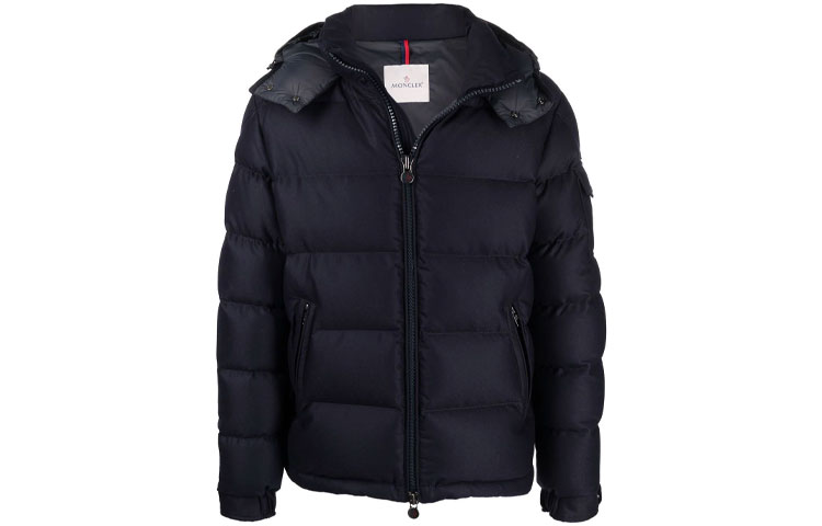 Moncler Montgenevre Hooded Down Jacket Navy Blue Winter Coat 0911A5370054272742 圖 2