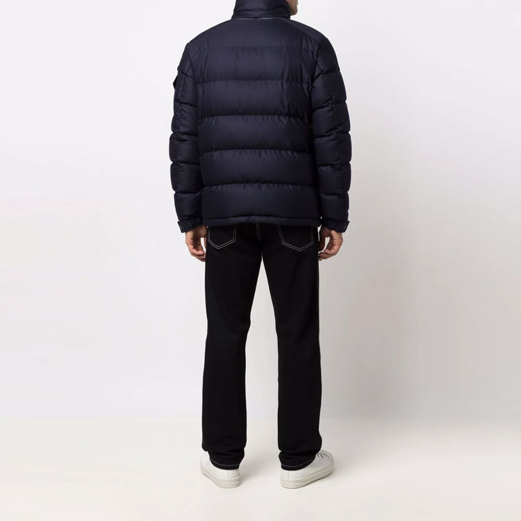 Moncler Montgenevre Hooded Down Jacket Navy Blue Winter Coat 0911A5370054272742 圖 4
