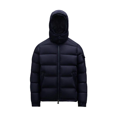 Moncler MONTGENEVRE Unisex Hooded Zip Down Jacket Night Blue I20911A5370054272742