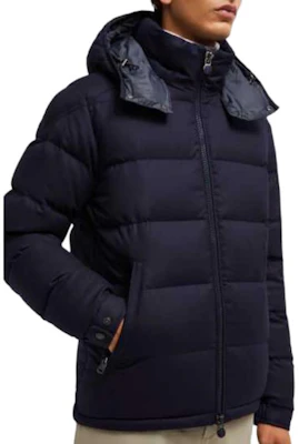 蒙克莱 MONTGENEVRE 男女连帽夜蓝色拉链羽绒外套 I20911A5370054272742 Shop 蒙克莱 MONTGENEVRE 男女连帽夜蓝色拉链羽绒外套 I20911A5370054272742