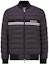 Order Moncler Mounier SS24 Black Short Bomber Down Jacket with Chest Stripe. J10911A0007554A81999