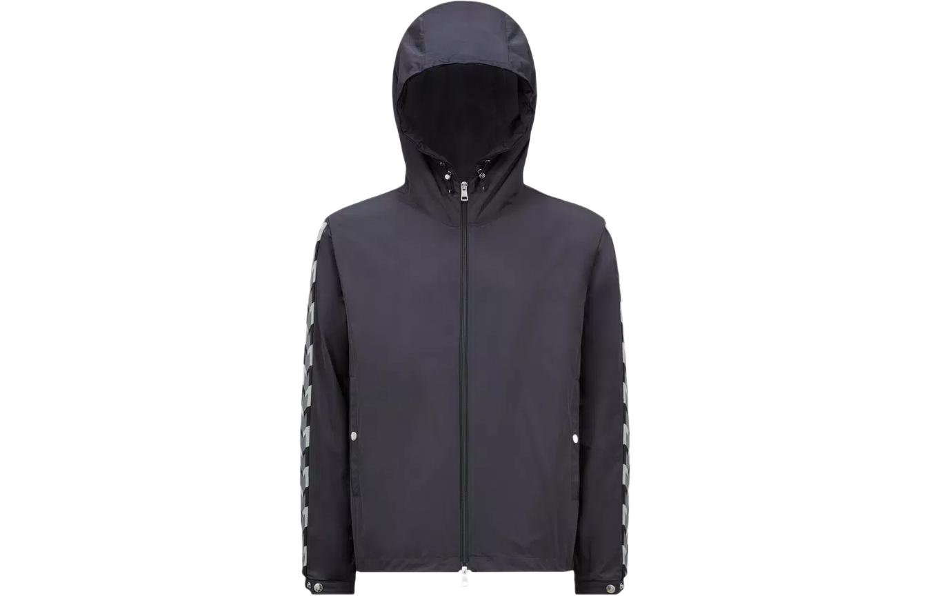 Moncler Moyse Stripe Cherry Blossom Hooded Puffer Jacket Black Men’s. J10911A0004754A91999