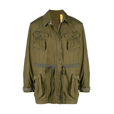 Moncler Multi-Pocket Drawstring Jacket Green () 1A00005M1145833