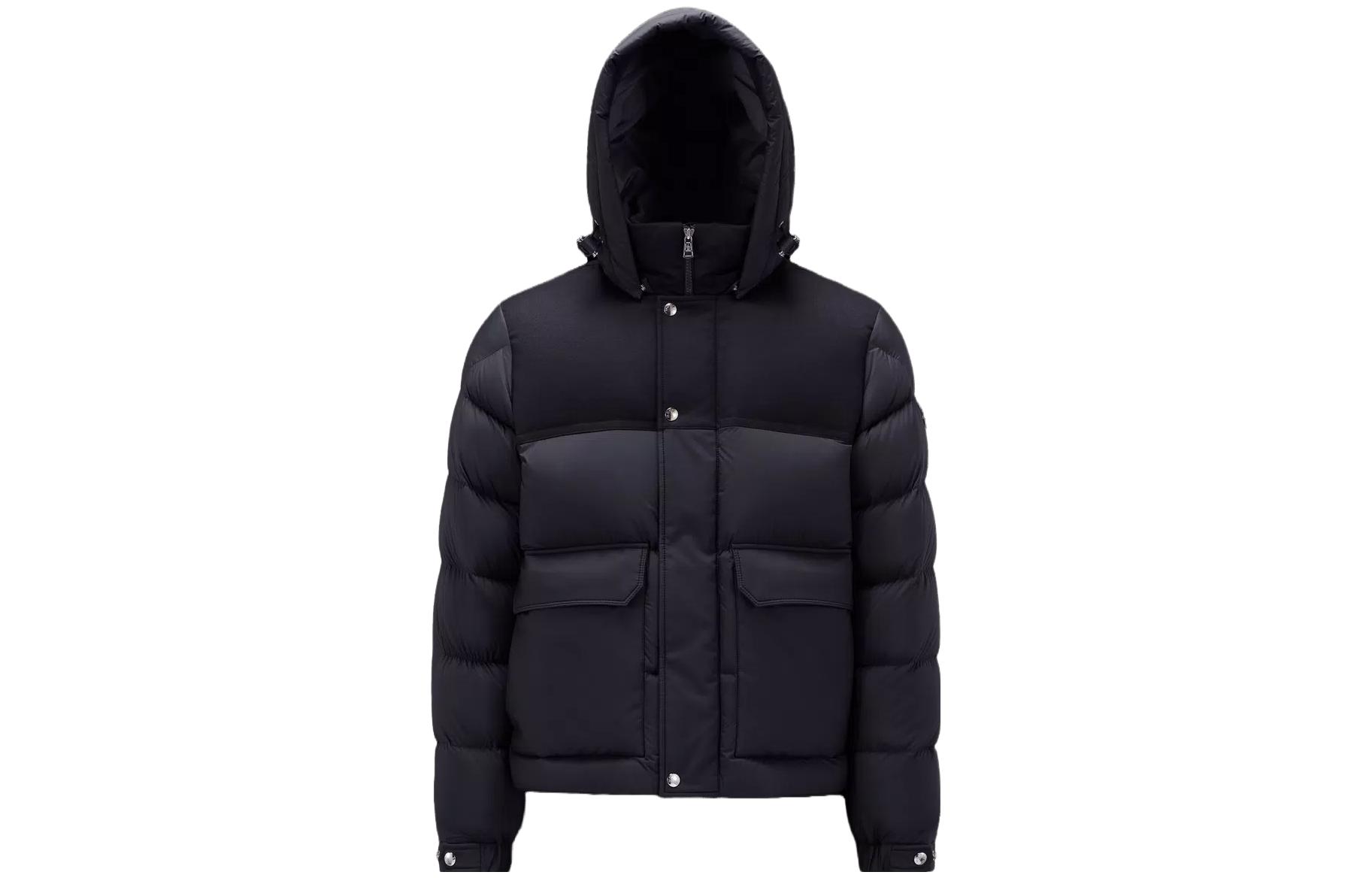 Moncler Mussala Blue Hooded Down Jacket I20911A00136596K7776