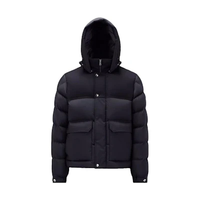 Moncler Mussala Blue Hooded Down Jacket I20911A00136596K7776