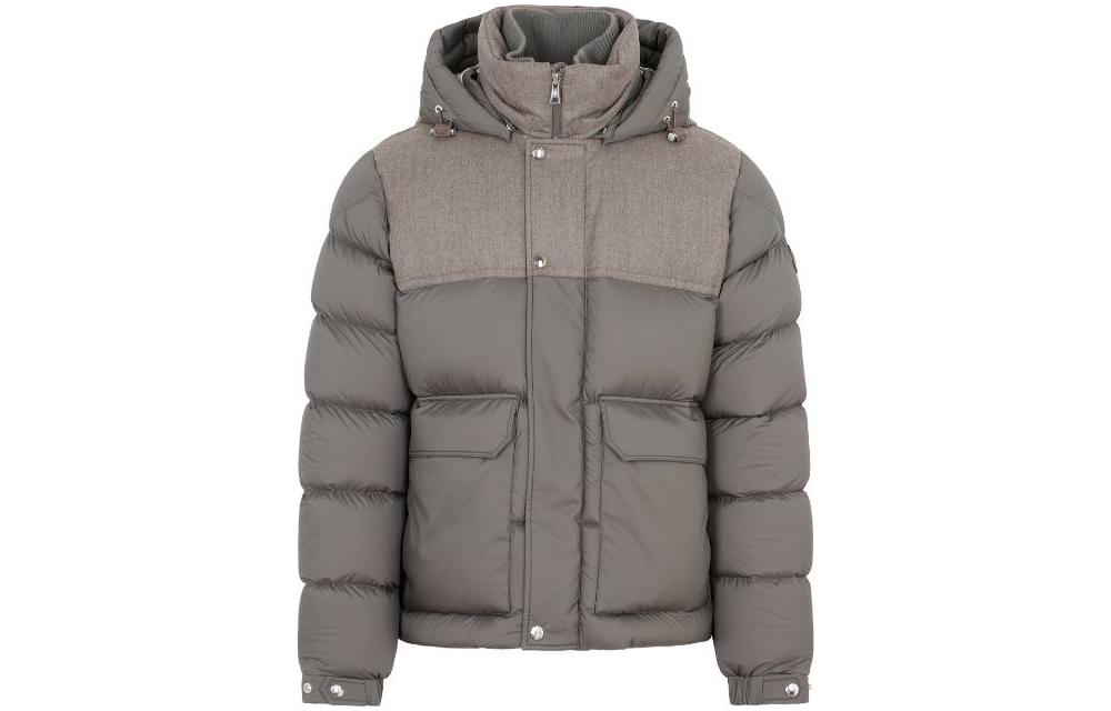 Moncler Mussala Brown Loose Fit Hooded Down Jacket Unisex 1A00136596K7827 圖 2